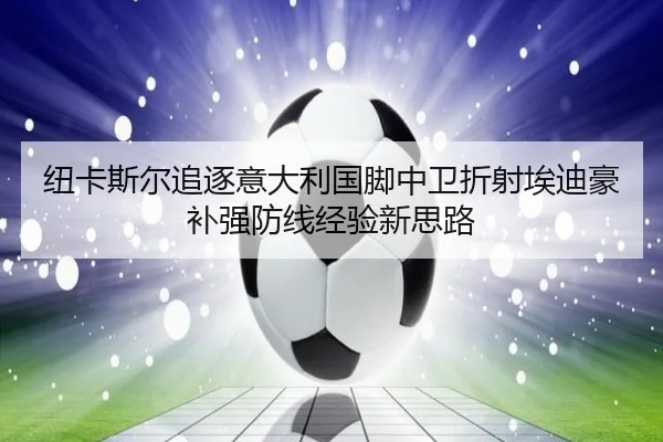 纽卡斯尔追逐意大利国脚中卫折射埃迪豪补强防线经验新思路
